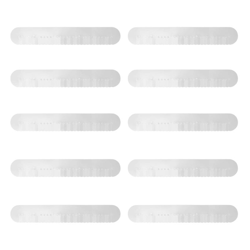 ZJchao 10pcs Heat Guard Strip Spacer for Hair Extensions – Multiple Hole Heat Insulation Tool Compatible with PVC Bonding Systems, Reusable & Flame- - Image 5