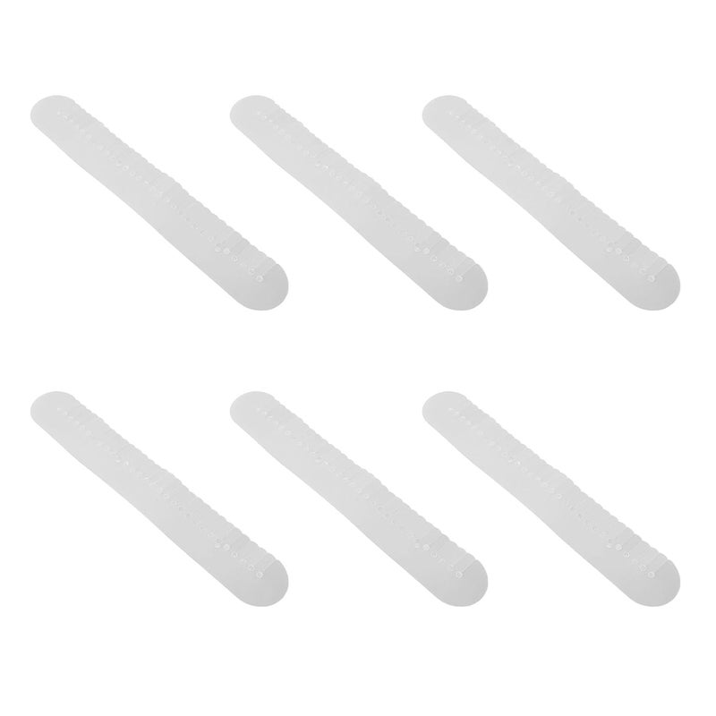 ZJchao 10pcs Heat Guard Strip Spacer for Hair Extensions – Multiple Hole Heat Insulation Tool Compatible with PVC Bonding Systems, Reusable & Flame- - Image 4