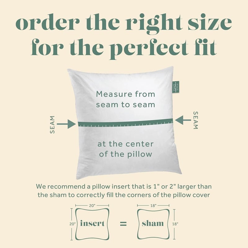 ComfyDown Decorative Throw Pillow Insert, Down and Feather Fill, 100% Cotton Cover, 233 Thread Count - Made in USA (16" x 18") - Image 2
