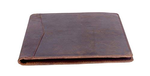 KomalC Leather Business Portfolio with Luxury Pen Business Personal Organiser Folder Full Grain Leather padfolio by KomalC (Buffalo Distressed Tan) - Image 5