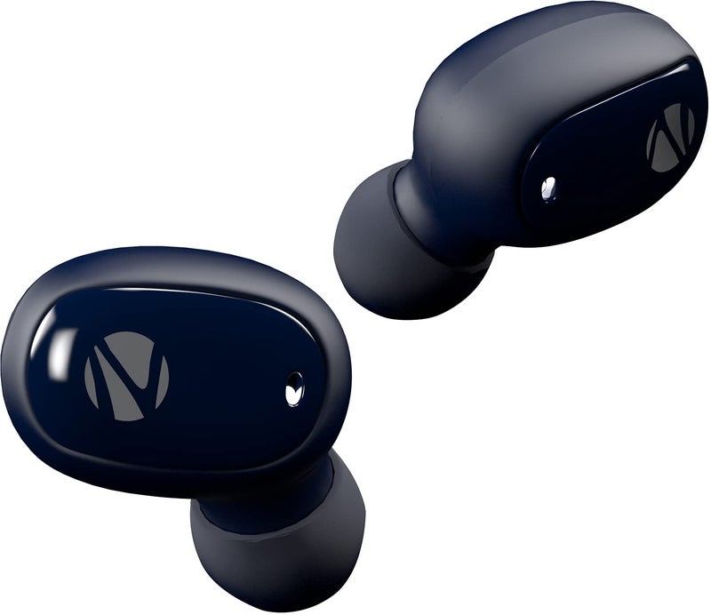 ZEBRONICS Zeb-Sound Bomb 1 TWS Earbuds with BT5.0, Up to 12H Playback, Touch Controls, Voice Assistant, Splash Proof with Type C Portable Charging Case (Blue) - Image 3