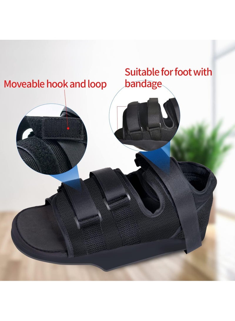 Generic Post op Shoes for Broken Toe Surgery Forefoot Offloading Healing Boot Post Surgical Wedge Foot Splint for Surgery for Men and Women(M Size)  - Image 4
