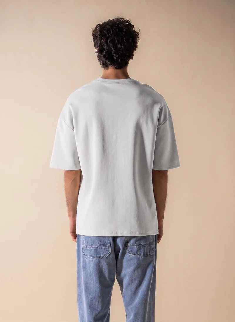 Shapes WHITE DURASOFT 2.0 SLOGAN PRINTED T-SHIRT for Men | Best Price UAE
