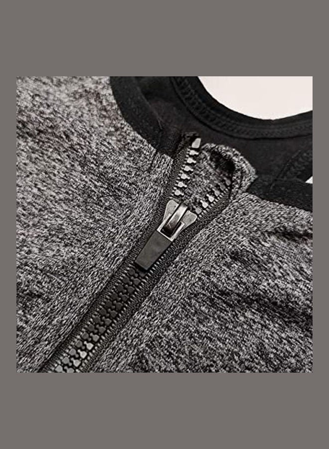 Captaintech Stylish Sports Bra Grey - Image 4