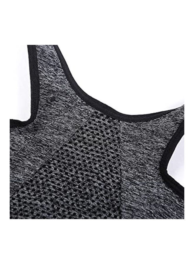 Captaintech Stylish Sports Bra Grey - Image 5