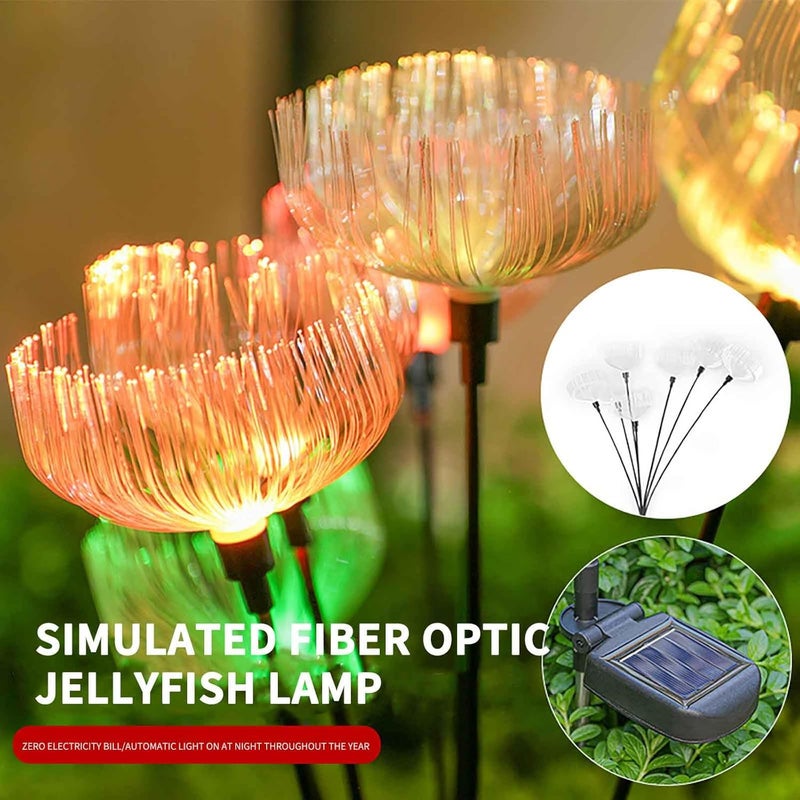 klarako Solar Garden Lights, Upgraded Bright Solar Lights for Outside Decorations, 7 Color Changing Waterproof Solar Outdoor Lights for Yard Patio Outdoor Garden Decor - Image 3