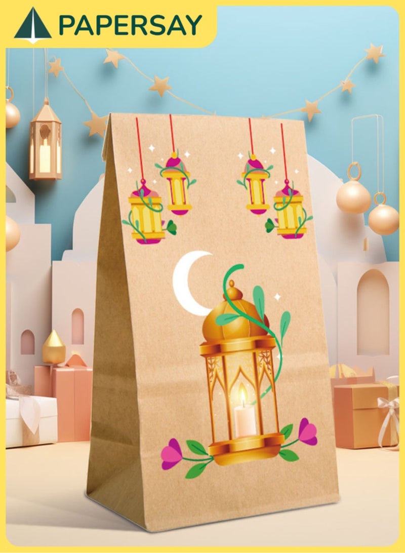  طائرة ورقية 12 قطع من الأكياس الورقية مع 12 شريط لاصق دائري، مناسب للأكياس الحلويات، أكياس الهدايا، أو أكياس الحفلات المناسبات - Image 4