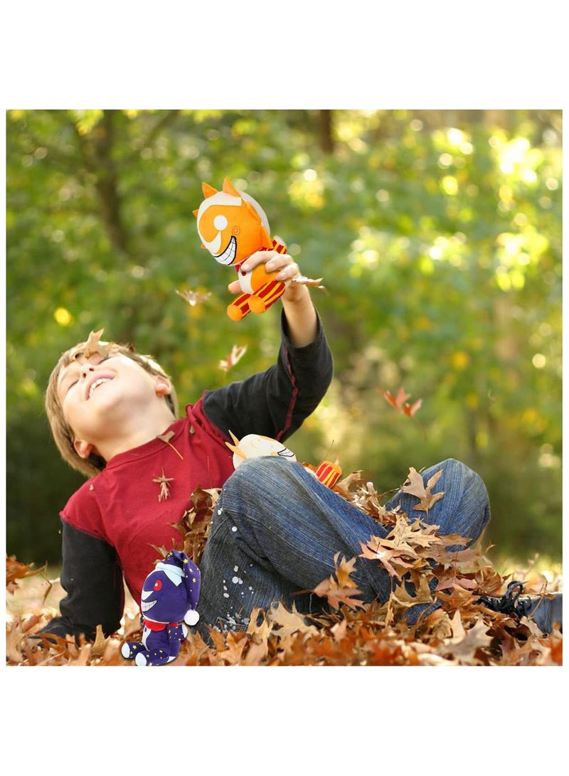 اكسيسن سندروب وموندروب قطيفة محشوة بالخرق الأمني، دمية مهرج ومجموعة حيوانات محشوة محشوة، ألعاب محشوة للأطفال والمعجبين - Image 5