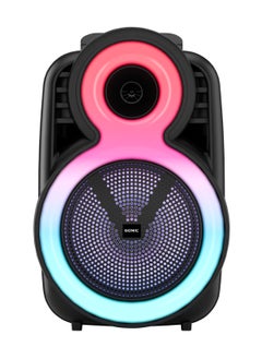iSONIC 8 Inch Wireless Bass Portable Party Speaker With LED Lights  - Image 2