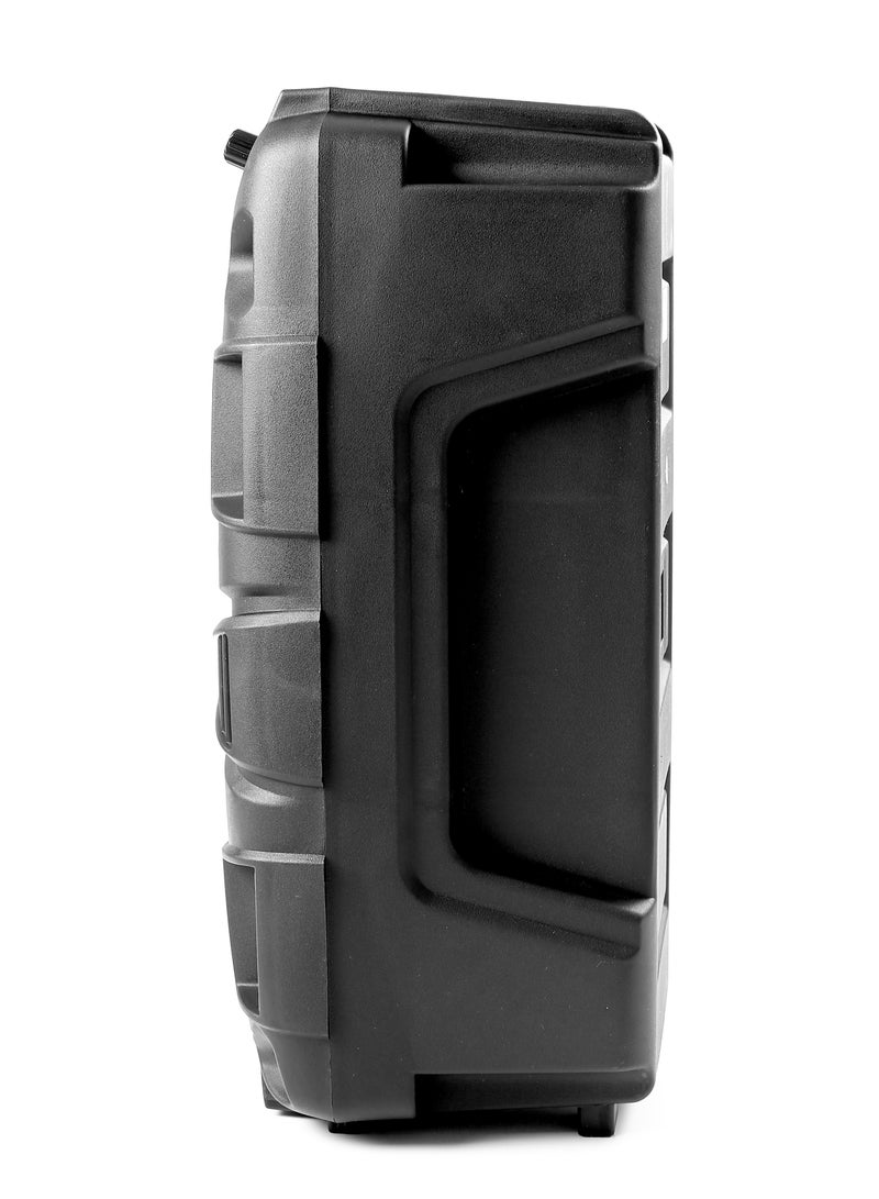 iSONIC مكبر صوت محمول بحجم 8 بوصات مع صوت عميق وتقنية الواي فاي وإضاءة LED - Image 4