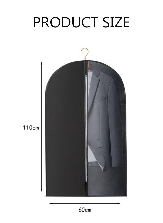 DUNISO 3PCS Clear Garment Bags for Hanging Clothes Storage Gusset Suit Bags for Closet Storage Bags Dust Covers for Clothes Moth Proof Sweater Bags Garment Cover Clothes Protector  - Image 3