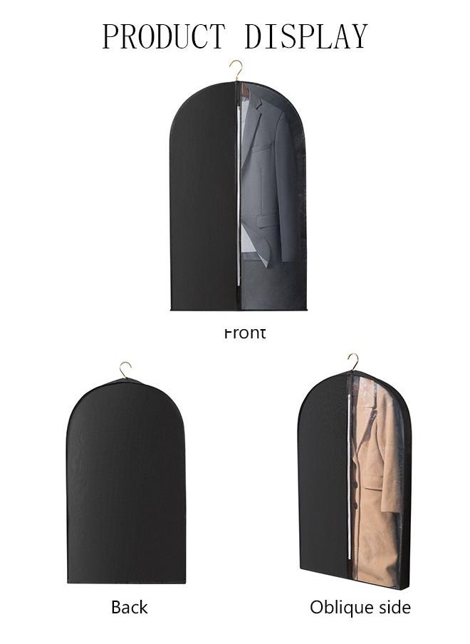 DUNISO 3PCS Clear Garment Bags for Hanging Clothes Storage Gusset Suit Bags for Closet Storage Bags Dust Covers for Clothes Moth Proof Sweater Bags Garment Cover Clothes Protector  - Image 2