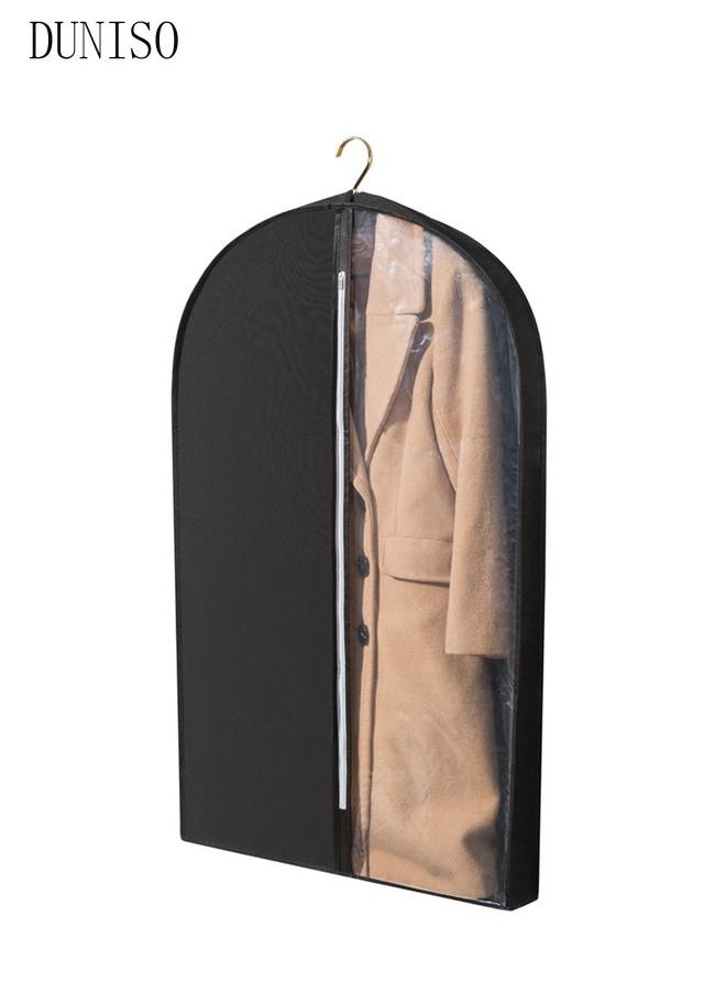 DUNISO 3PCS Clear Garment Bags for Hanging Clothes Storage Gusset Suit Bags for Closet Storage Bags Dust Covers for Clothes Moth Proof Sweater Bags Garment Cover Clothes Protector  - Image 4