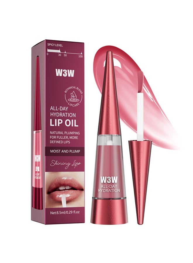 W3W All-Day Hydration Lip Gloss by W3W: Nourishing Lip Tint with a Smooth, Glossy Texture for a Fuller Lip Look#01 - Image 1