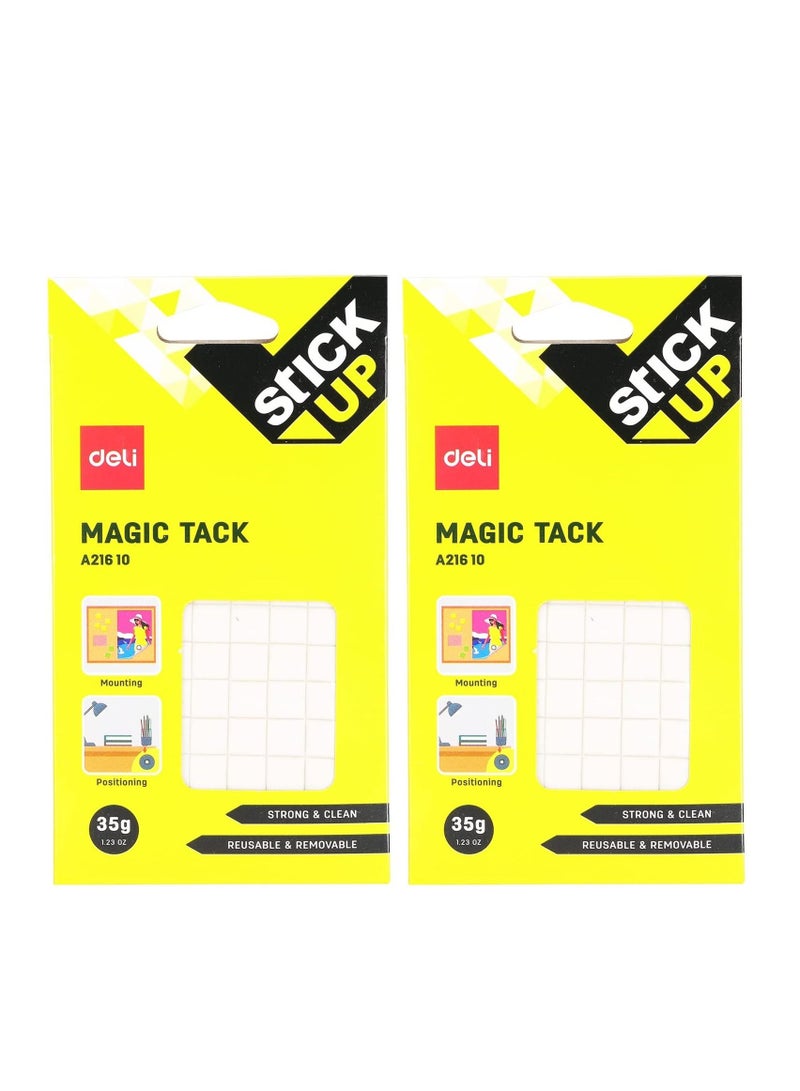 Deli 2-Pack Magic Tack It Adhesive Putty - Image 1