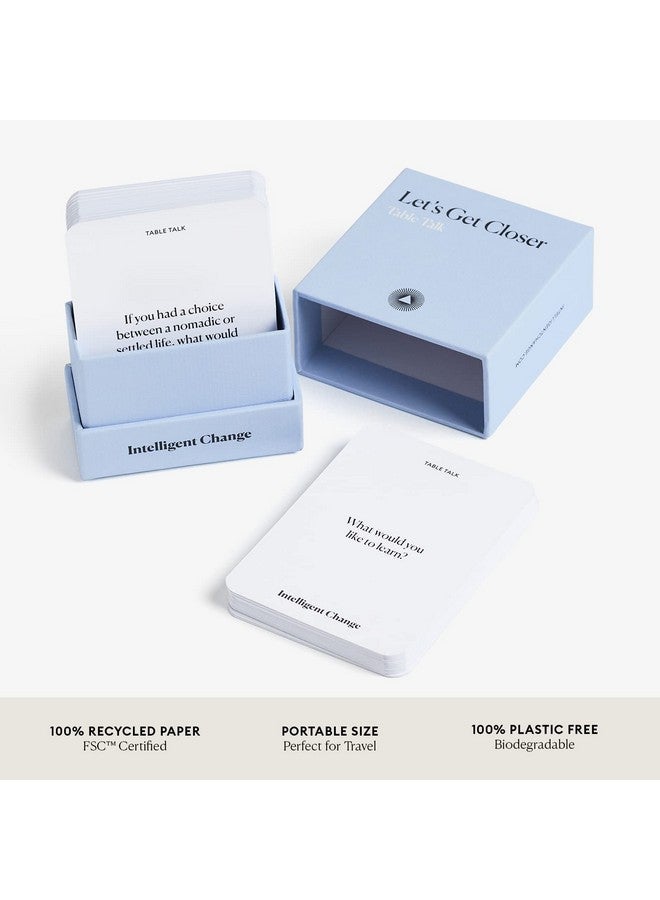 أنتلجينت_تشينج التغيير الذكي اقترب: بطاقات محادثة حديث الطاولة ، وبداية محادثة حفل العشاء ، ولعبة بطاقة التحدث الممتعة الأصدقاء والعائلة والأزواج ، لعبة كاسحة الجليد 52 بطاقة أسئلة - Image 4