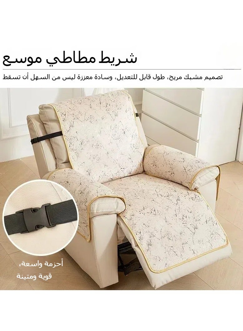 general Electric Function Recliner Sofa Cushion All-season Universal Anti-slip Sofa Armrest Backrest Short Plush Anti-cat Scratch 55X196cm - Image 2