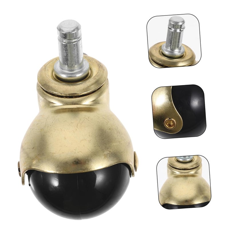 5Pcs Heavy Duty Office Chair Caster Wheels Replacement Smooth Rolling Quiet for All Floor Types - Image 4