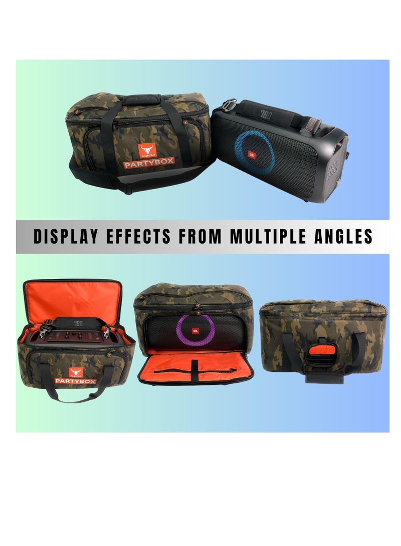 أنجري بول حقيبة سفر JBL Partybox On the Go - ARMY D - Image 4