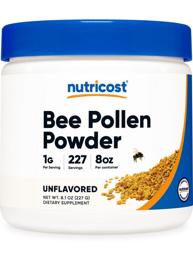 Nutricost Bee Pollen Powder (8 oz) (Unflavored) - 227 Servings, Gluten Free, Non-GMO, Vegetarian Dietary Supplement - Image 1