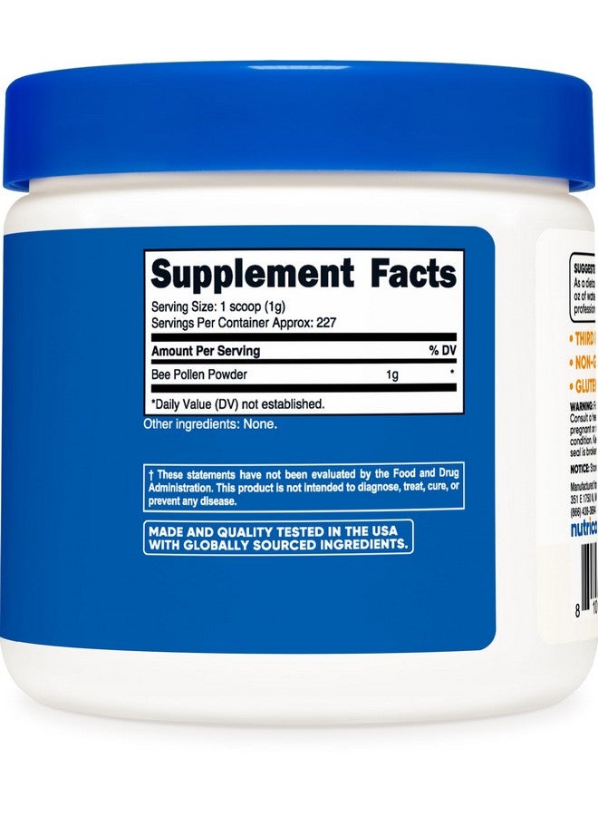 Nutricost Bee Pollen Powder (8 oz) (Unflavored) - 227 Servings, Gluten Free, Non-GMO, Vegetarian Dietary Supplement - Image 5