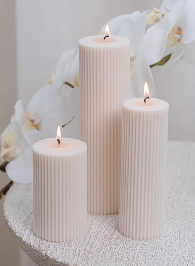 Joyful Trio Sculptural Candle - Image 1