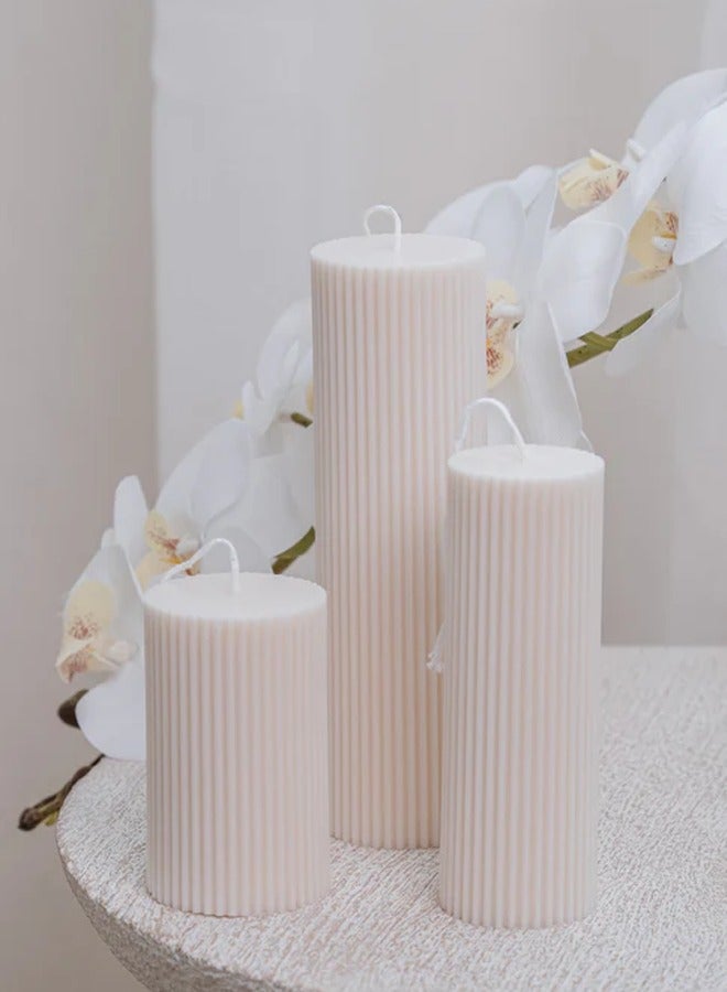 Joyful Trio Sculptural Candle - Image 5