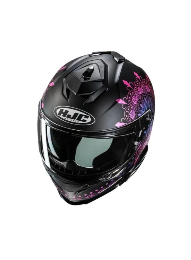 HJC i71 Niel Full Face Motorcycle Helmet BK/PNK - Image 2