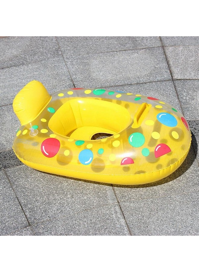 HELIMIX 2 pack Swimming Ring for Kids Girls and Boys Swimming Tube Inflatable Swim Ring Boat Pool for Baby with Handle Provides Security Swim Ring Tube for Toddler,Infant,Baby 0 to 3 year. (2) - Image 3