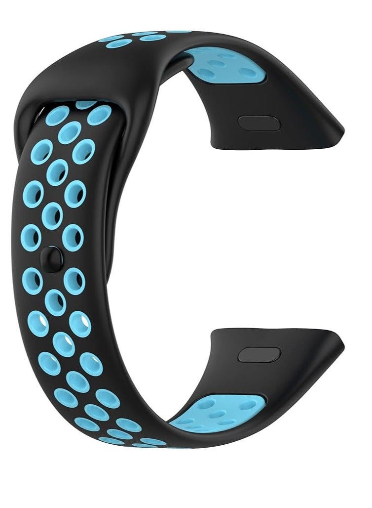 Strap For Xiaomi Redmi Watch 3 / Xiaomi Mi Watch Lite 3, [Breathable] Soft Silicone Strap, Two Tone Band, Silicone Replacement Strap - Image 2