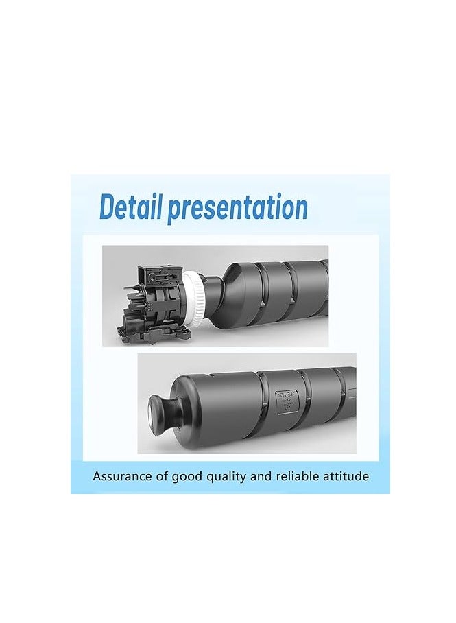 Terabyte Compatible Toner Cartridges Replacement for TK-8335 TK-8335K TK-8335C TK-8335M TK-8335Y for Use with Taskalfa 3252CI Printer,Yellow - Image 3