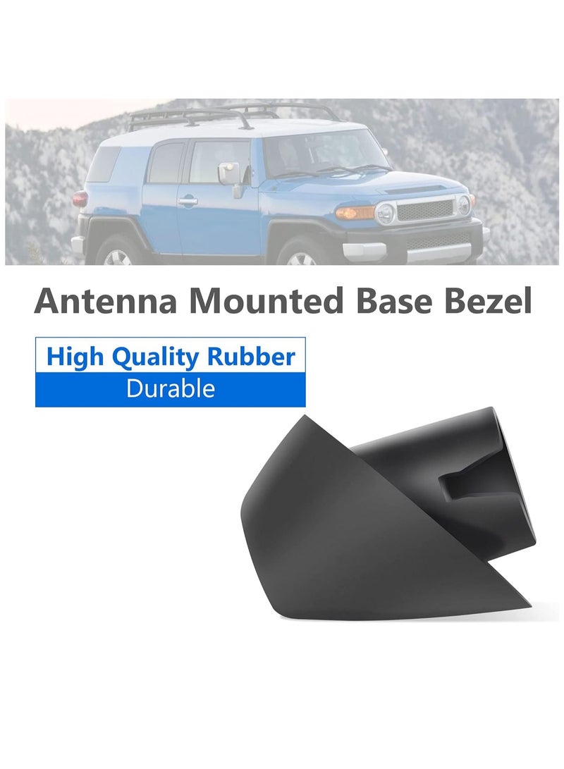 Generic Anina Antenna Base for Toyota FJ Cruiser 2007-2017 Antenna Mount Car Radio Antenna Ornament 8639235032, 8639235031 Rubber Antenna Grommet Topper  - Image 2