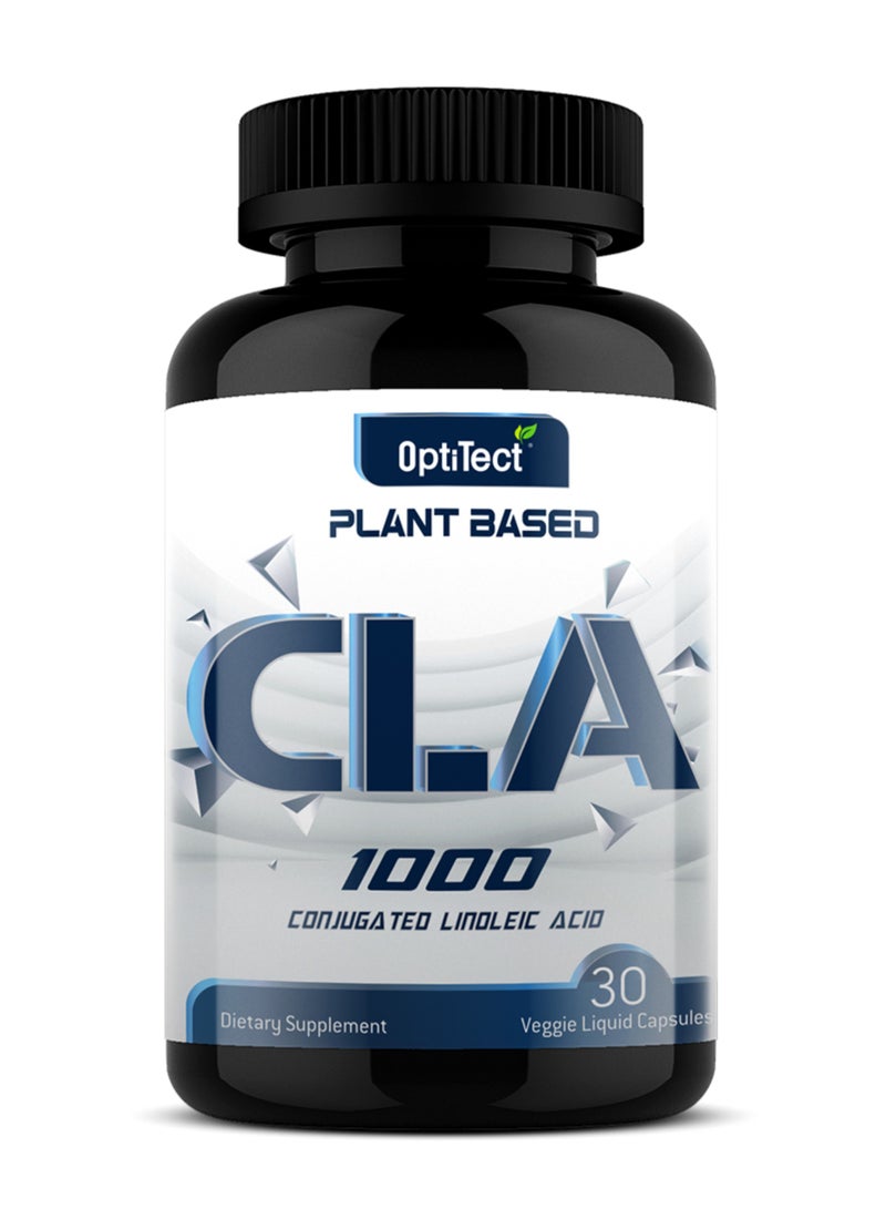 OptiTect CLA 1000 Mg Plant Based 30 Vegan Liquid Capsules, Pack of 2 - Image 2
