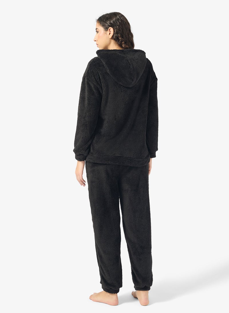 Ginger Basics Cozy Hooded Borge Lounge Coord Set - Image 2