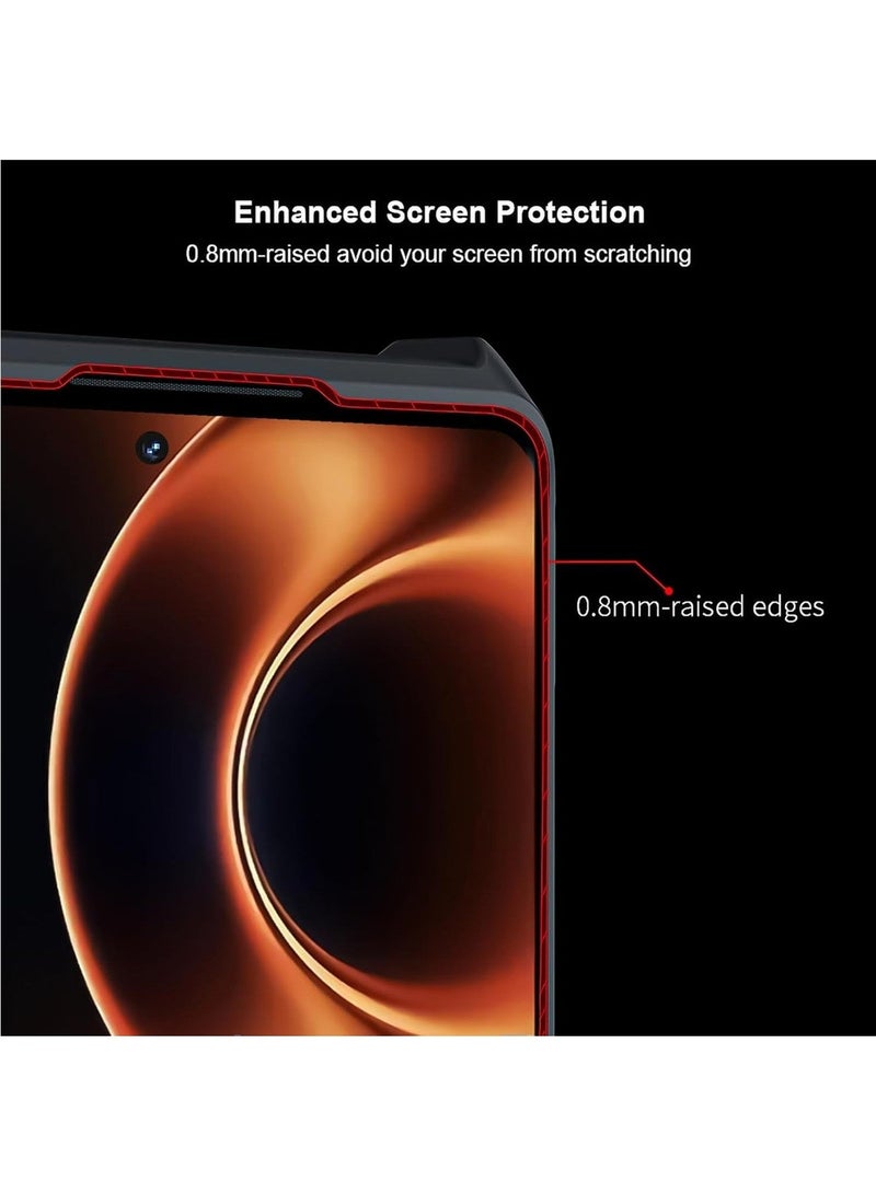 Adando for Xiaomi 17 Ultra Case,Wireless Charging Compatible, TPU+PC Shockproof Mobile Cover, Compatible with MagSafe Magnetic Back Cover, Anti-Fingerprint Matte Semi-Transparent Casing (Matte Black) - Image 3