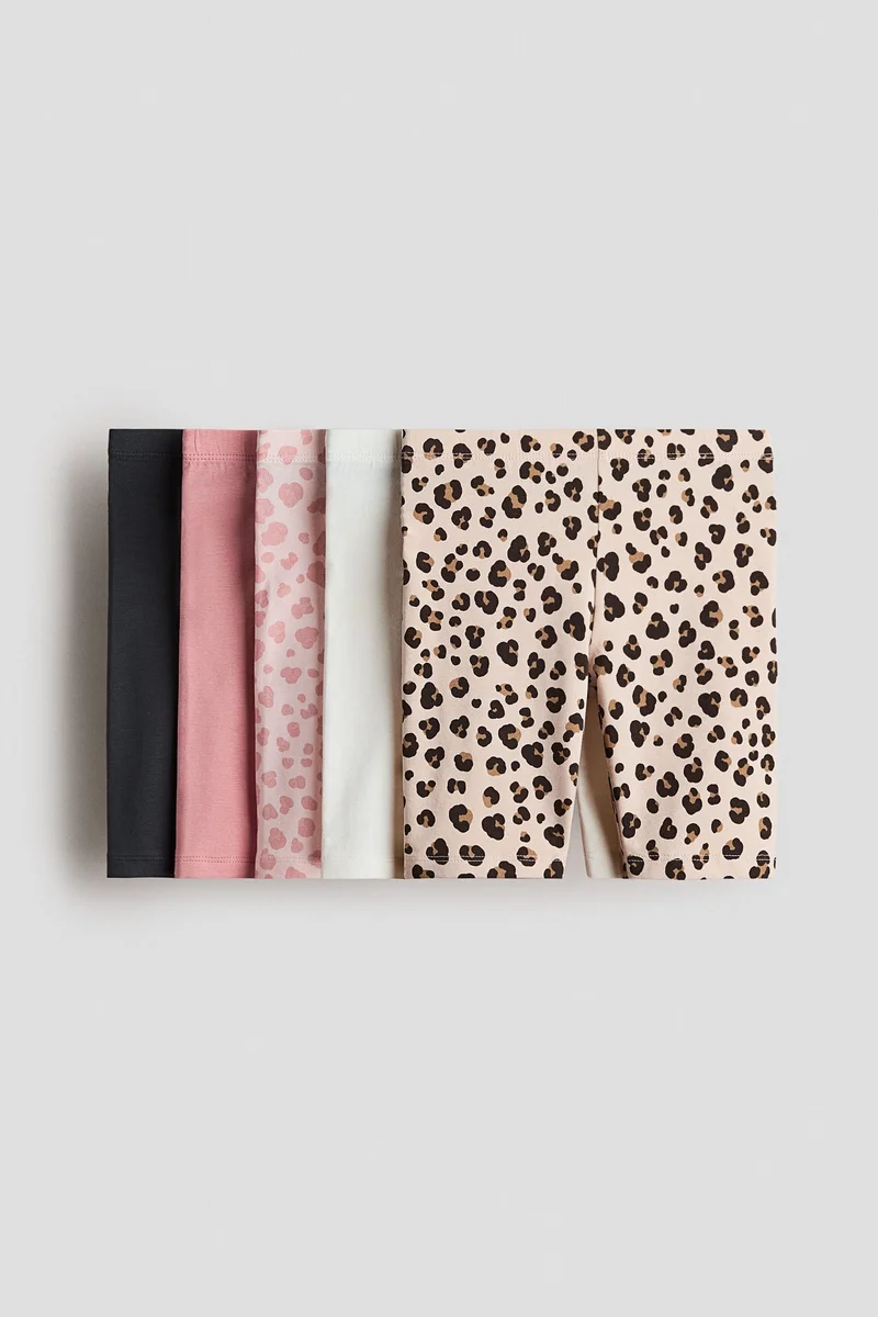 H&M 5-pack cotton cycling shorts