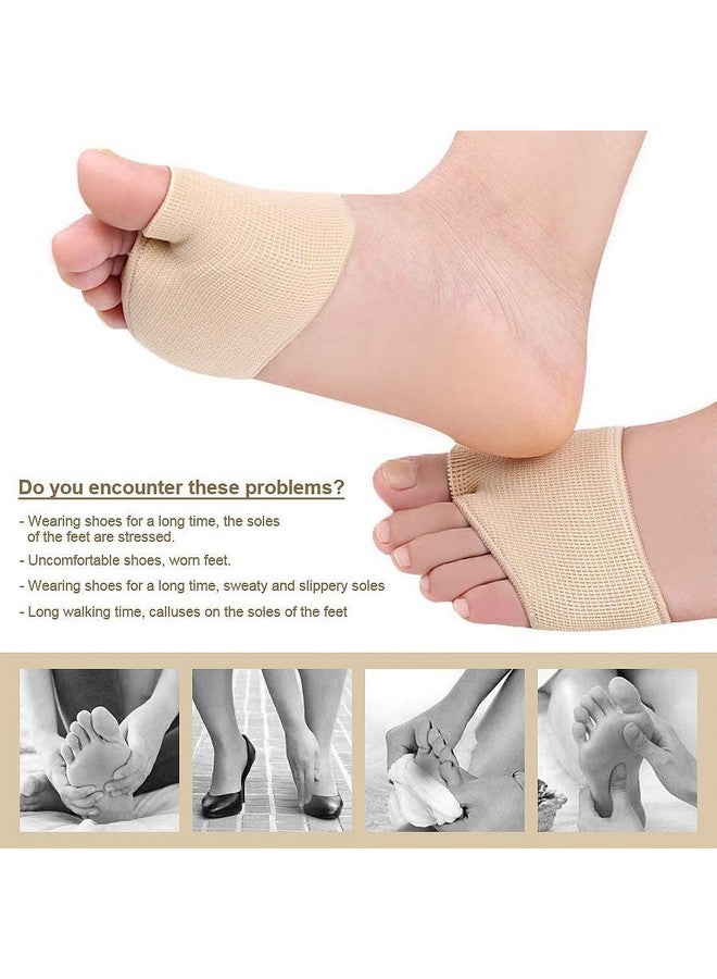 Alexvyan Alexvyan Skin Gel Metatarsal Forefoot Pad Support - Foot Cushions For Pain Relief, Arthritis, Calluses, Blisters And Neuroma - Anti Fatigue Compression Soft Padded Brace for Men And Women - Image 5