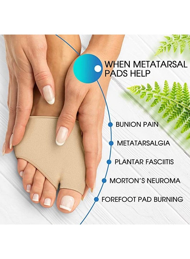 Alexvyan Alexvyan Skin Gel Metatarsal Forefoot Pad Support - Foot Cushions For Pain Relief, Arthritis, Calluses, Blisters And Neuroma - Anti Fatigue Compression Soft Padded Brace for Men And Women - Image 3