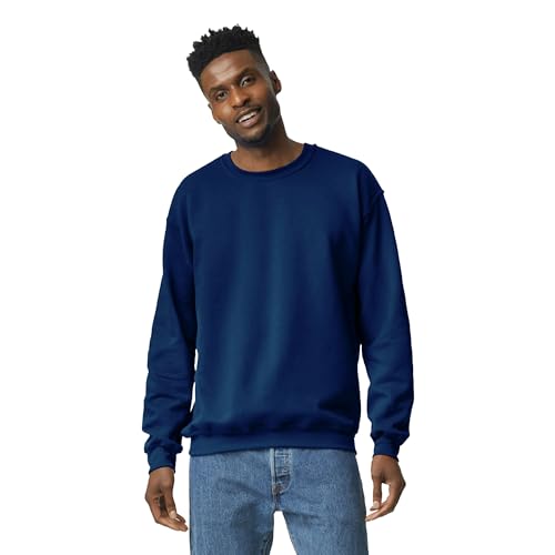 Gildan UGP Campus Apparel Gildan Men's Heavy Blend Crewneck Sweatshirt - X-Large - Navy - Image 1