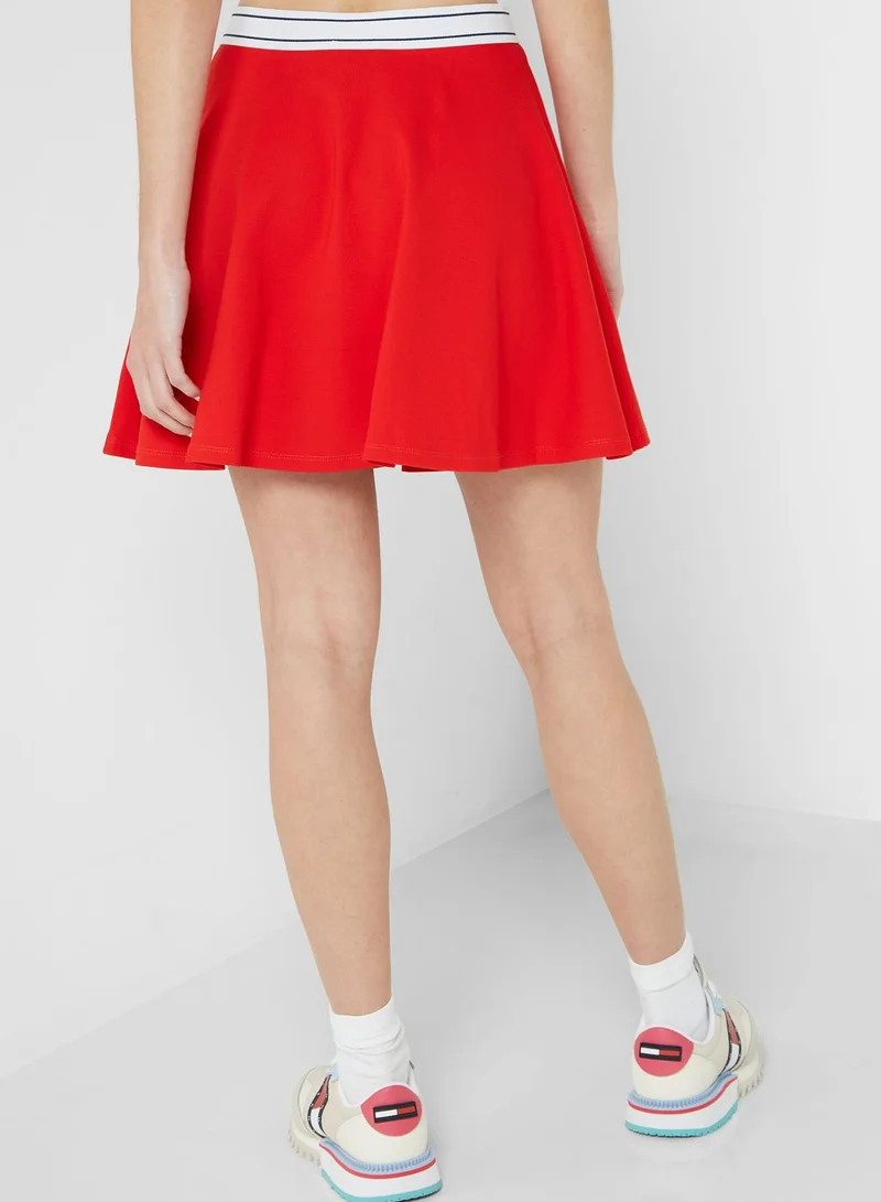 TOMMY JEANS High Waist Logo Skirt