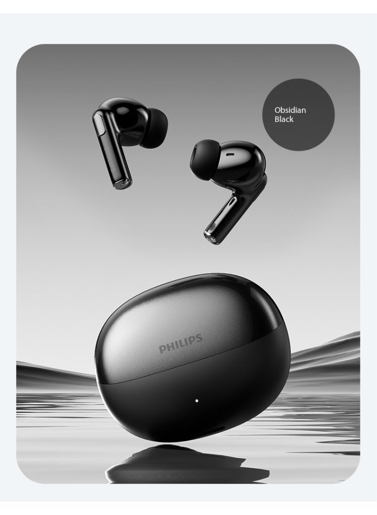 Philips TAT1120 True Wireless Bluetooth Earbuds - Black, Bluetooth 6.0 Long Battery Life, Comfortable In-Ear Music Headphones BLACK - Image 2