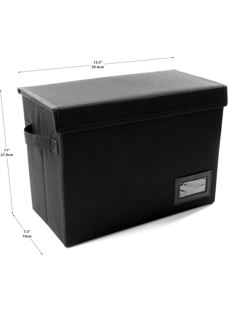 Comic Book Storage Box, Holds up to 150 Comics, Flip-Top, Water Resistant, Cloth Covered, Divider Section, Sturdy, Decorative. - Image 5