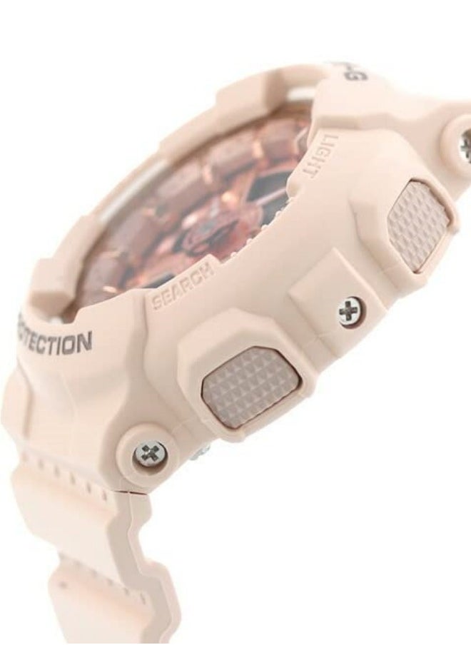 CASIO - Baby-G BA-110 Series Quartz Women's Watch BA-110XCP-4A Pink Gold LCD - Image 1
