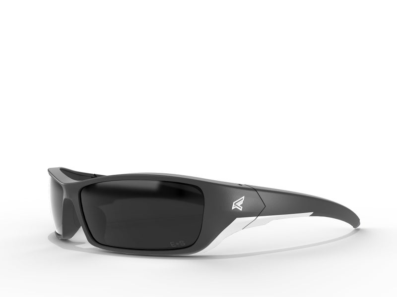 EDGE Reclus Black Safety Glasses High Impact Rated Z871 Tested NonSlip Protective Eyewear Smoke Lightweight Sunglasses - Image 1