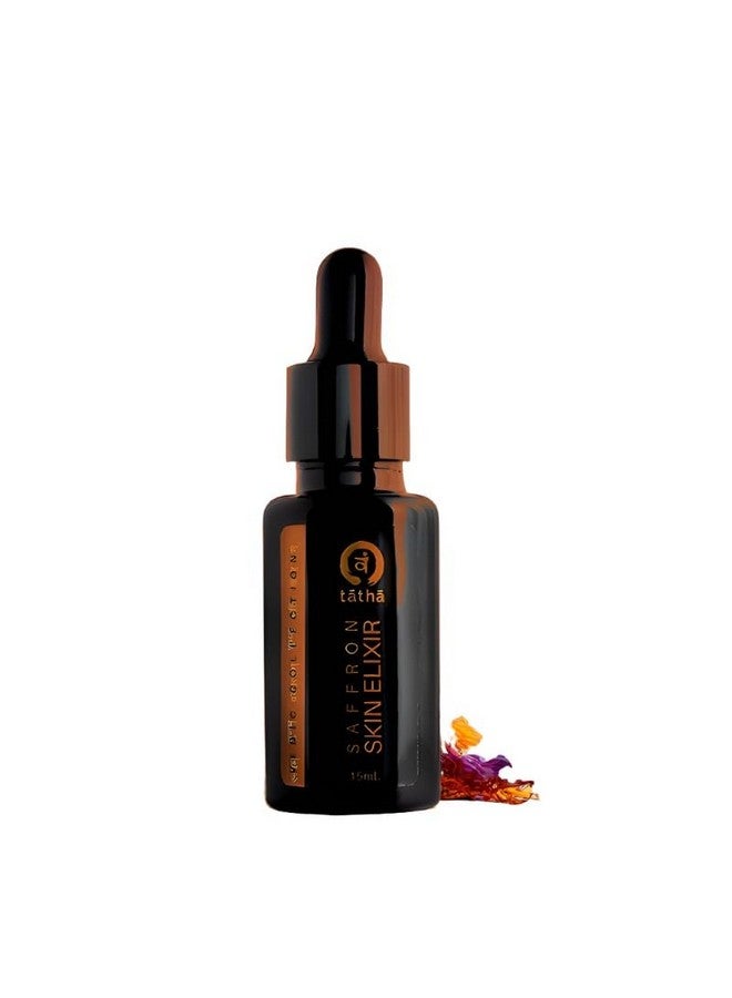 Tatha 100% Natural Saffron Oilbased Face Serum For Ageless Beauty And Radiant Skin 15 Ml Ayurvedic Kumkumadi Tailam For Dull Skin Dark Spots & Pigmentation - Image 1
