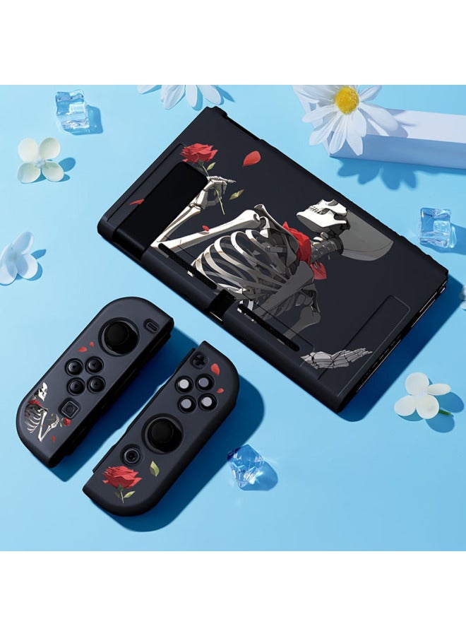 Nintendo Switch Protective Case Halloween Skull Nsoled Split Silicone Soft Handle Swich Hard Case 