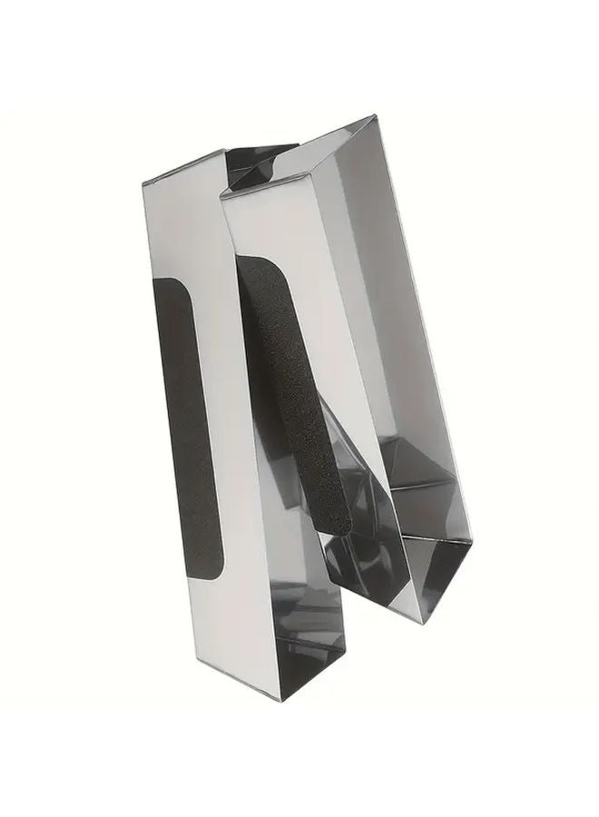 14 بوصة وعاء جص جبصين ثقيل من الفولاذ المقاوم للصدأ مع وسادة مضادة للانزلاق وقضيب كشط - أداة تجصيص محترفة - Image 3