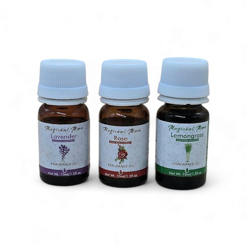 MAGICKAL MOON Ceramic Electric Aroma Diffuser for Home Fragrance Oil Burner Oil Warmer Owl Shaped Diffuser with 3 Aroma Oils Lemongrass Lavender Rosy Romance Fragrance 10ml Each White SNSSC0061 - Image 3