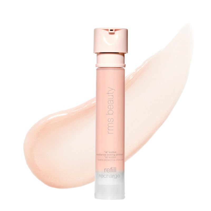 RMS Beauty RE:Evolve Radiance Locking Primer â€“ Lightweight Illuminating Makeup Base With Pore Minimizer, Hydrating Oil-Free Formula to Lock & Enhance Foundation 1 oz - Image 1