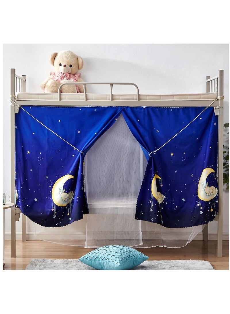 Y&D Artistic Cartoon Designed Lower Deck Curtain Cotton Blend 